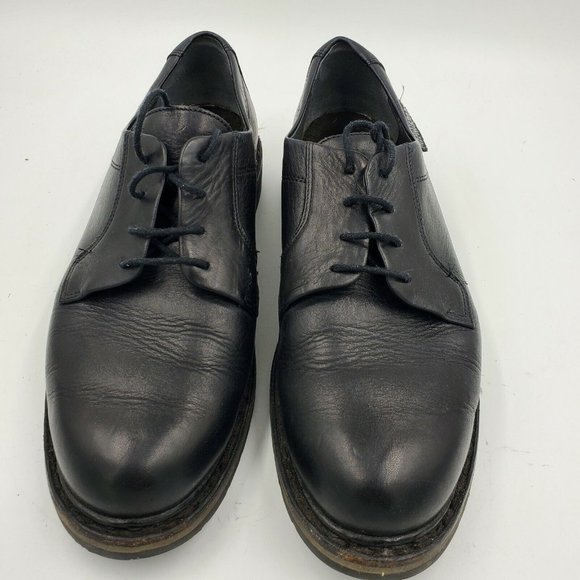 Mephisto Sherpa’s Oxford Mens 9.5 Black Leather Plain Toe Lace Up Derby France main image 12